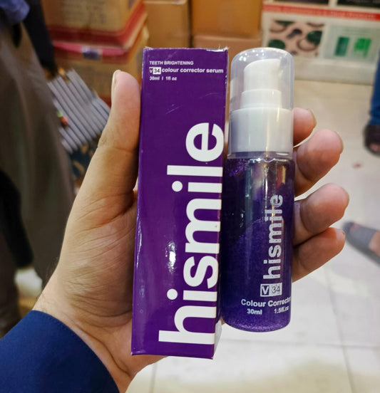 Hismile v34 Colour Corrector Serum Purple Teeth Whitening