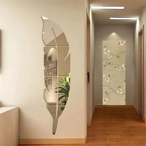 3D Acrylic Decor Mirror Wall Sticker for Dining Room Wall Decor  for Dining Room Wall Decor