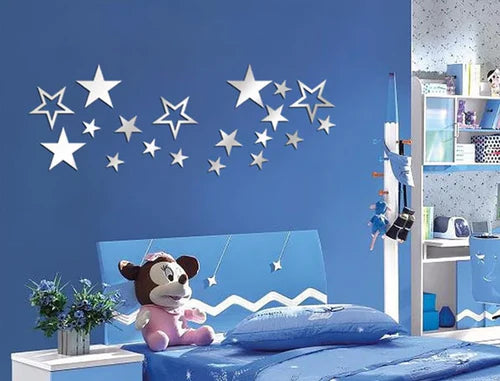 3D Acrylic Decor Mirror Wall Sticker for Dining Room Wall Decor  for Dining Room Wall Decor