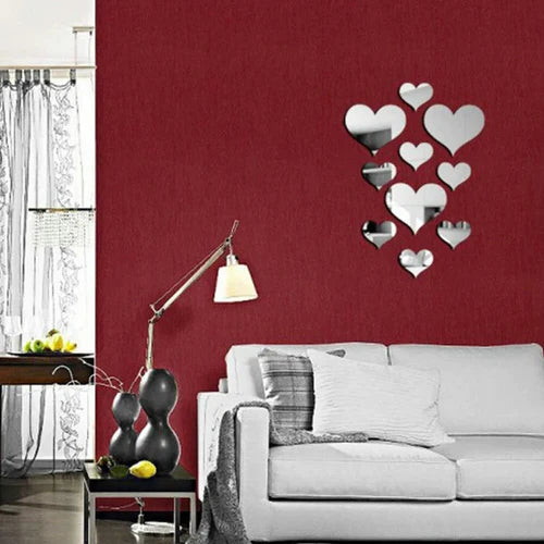 3D Acrylic Decor Mirror Wall Sticker for Dining Room Wall Decor  for Dining Room Wall Decor