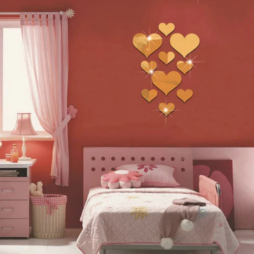 3D Acrylic Decor Mirror Wall Sticker for Dining Room Wall Decor  for Dining Room Wall Decor