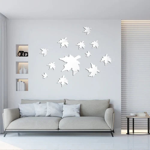 3D Acrylic Decor Mirror Wall Sticker for Dining Room Wall Decor  for Dining Room Wall Decor