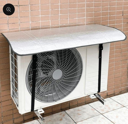 Window Air Conditioner Cover for Outside Units, Waterproof Window AC Unit Cover Sun Shade UV Defense, Snow, Ice, Frost, Leaf Guard