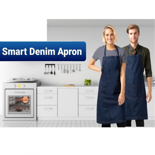 Kitchen Apron Smart Denim Apron For Cooking