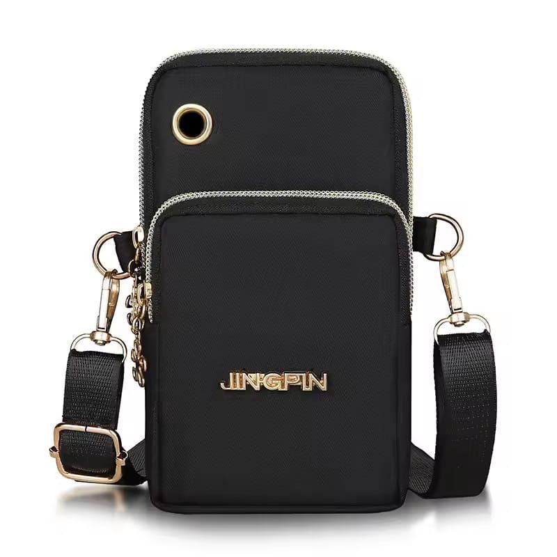 Women Sling Shoulder Bag Multi-pocket Design Crossbody Bag Ladies Multifunction Nylon Phone Purse Causal Travel Small Handbags