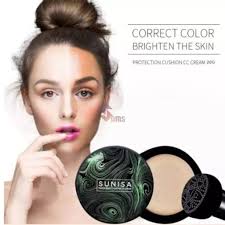 Sunisa 3 In 1 Air Cushion Cc And Bb Cream Waterproof Foundation Cream