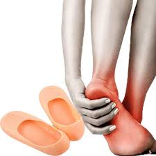 Anti Crack Full Length Silicone Foot Protector Moisturizing Socks for Foot-Care and Heel Cracks, heel pain.