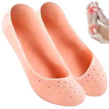 Anti Crack Full Length Silicone Foot Protector Moisturizing Socks for Foot-Care and Heel Cracks, heel pain.