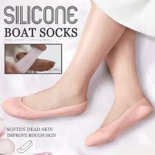 Anti Crack Full Length Silicone Foot Protector Moisturizing Socks for Foot-Care and Heel Cracks, heel pain.