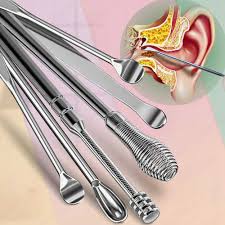 Ear Wax Cleaning Kit - 6 Pcs DherigTech Ear Wax Cleaning Kit, 6 Pcs Ear Pick Tools, Wax Removal Kit, Ear Cleaning Tool Set, Spring Earwax Cleaner Tool Ear Wax Remover ( Buy 1 Get 1 Free)