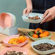 10pcs Plates Set With Holder