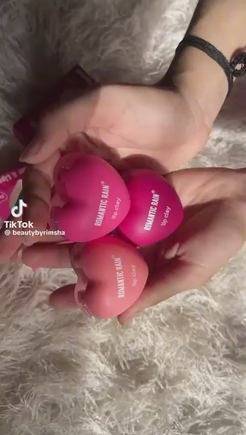Romantic Rain Lip Clay 4pcs set